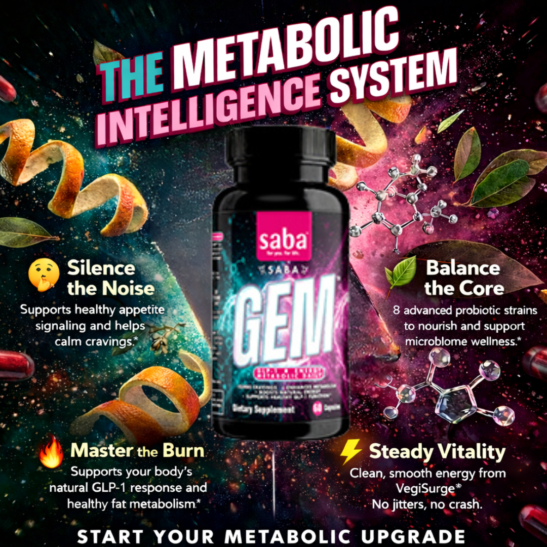 Saba GEM Metabolic Intelligence System product graphic